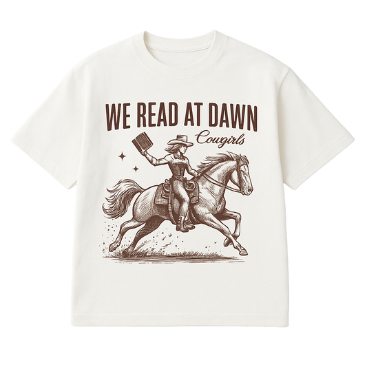 We Read at Dawn Tee